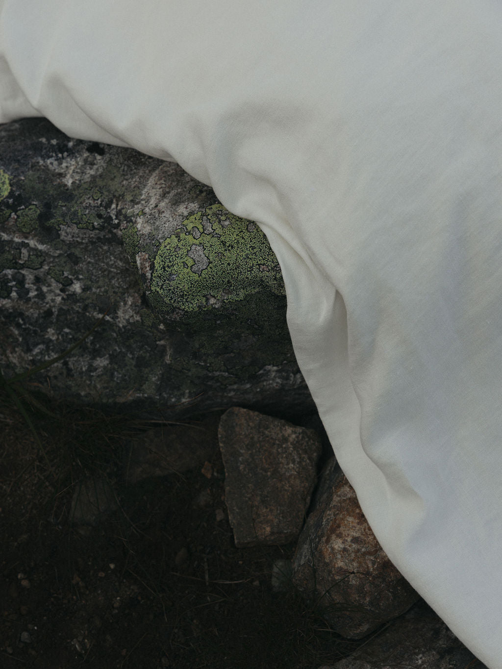 Nangu Duvet Cover | Snow | HEMPEA